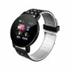 119 Plus Smart Bracelet Montre Fréquence Cardiaque Montre Intelligente Bracelet Smartwatch Pour Android IOS-argent - Avis / Test
