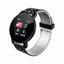 119 Plus Smart Bracelet Montre Fréquence Cardiaque Montre Intelligente Bracelet Smartwatch Pour Android IOS-argent - Avis / Test