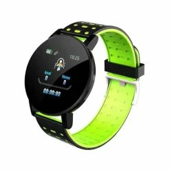 119 Plus Smart Bracelet Montre Fréquence Cardiaque Montre Intelligente Bracelet Smartwatch Pour Android IOS-vert - Avis / Test