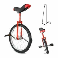 20 Pouces 20- Monocycle Vélo Hauteur Réglable à Une Roue One Monocycle 1 Roue Cirque +Support De Monocycle Pour Ados/Kid's/A - Avis / Test