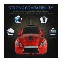 2,4 GHz Souris Optique Sans Fil Personnalité Forme De Voiture ,souris Optique Sans Fil + Récepteur USB Pour Ordinateur Portab - Avis / Test