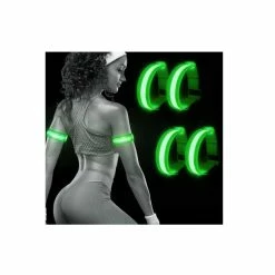 4 Pcs Brassard LED Réfléchissant Bracelet Rechargeable USB Brassard Lumière De Sécurité Course Bracelets à Bande - Avis / Test