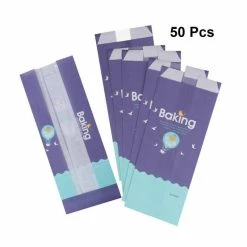 50 Pcs Sacs De Boulangerie Papier Kraft à Pain Alimentaire Pochette D'emballage Sac De ACCESSOIRES VELO - DECORATION VELO - Avis / Test