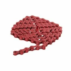 Accessoire Vélo,96 Liens Chaîne De Vélo Rouge Piste De Vitesse Fixe BMX Chaînes De Vitesse Unique 1-2 'X 1-8' - Type Red - Avis / Test