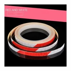 Bande Réfléchissante De Sécurité Pour Vélo, Autocollant D'éclairage D'avertissement Fluorescent, Bande Adhésive En [1D94 - Avis / Test