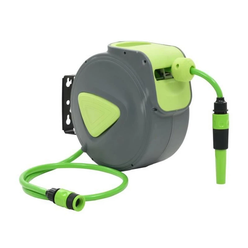 Brico*8169Ergonomique Dévidoir Enrouleur Mural Automatique Pour Tuyau Rétractable - Enrouleur De Tuyau De Jardin 10+1 M - Avis / Test 1 Brico*8169Ergonomique Dévidoir Enrouleur Mural Automatique Pour Tuyau Rétractable - Enrouleur De Tuyau De Jardin 10+1 M - Avis / Test