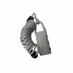 Cadenas De Verrouillage De Bagages De Vélo Argenté Câble Métallique,Verrouillage Par Code,Verrouillez Le Casque La Selle L - Avis / Test