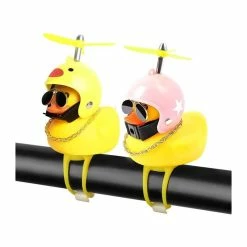 Canard Cool Avec Casque Comme Accessoires De Cloche De Vélo De Moto Pour Enfants, Adolescents Et Adultes ( Étoile Rose+poulet - Avis / Test