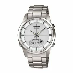 CASIO Montre Solaire Radio Pilotée - Lineage Wave Ceptor - Blanc - Titane - Avis / Test