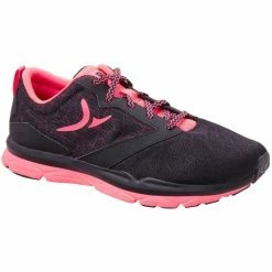 Chaussures Fitness Cardio Femme Noir Rose Energy 500 - Avis / Test