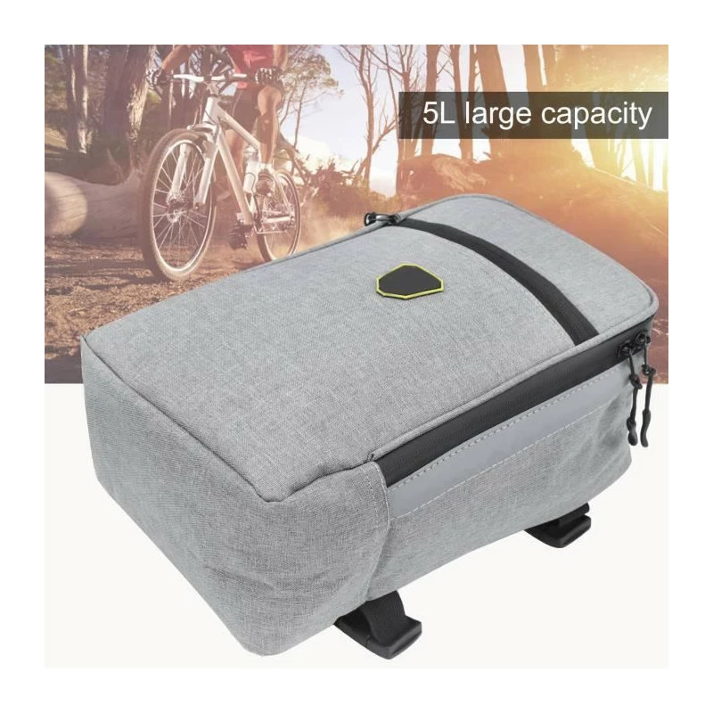 CHE Vélo Pliant Batterie Au Lithium Sac De Queue Coffre De Vélo Poche Arrière équipement De Cyclisme Gris - Avis / Test 1 CHE Vélo Pliant Batterie Au Lithium Sac De Queue Coffre De Vélo Poche Arrière équipement De Cyclisme Gris - Avis / Test