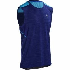 Débardeur Fitness Cardio Homme Bleu Foncé ENERGY + - Avis / Test