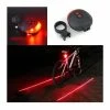 EBUY® Lumière De Vélos Avertissement Tail Feux (2 Laser + 5 LED) - Avis / Test