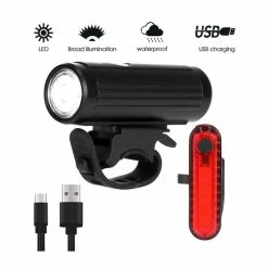 Éclairage De Vélo Lumineux élevé Mis Lampe De Vélo IPX6 Cyclant Le Phare Avant Et Le Feu Arrière - Biebeiata 32 - Avis / Test