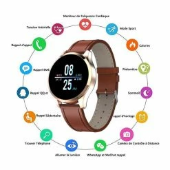 EGSII Montre Connectée Sport Étanche IP67 Montre Bracelet Connecté Multifonction Cardiofréquencemètre Oxymètre Podomètre - Avis / Test