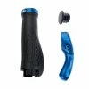 Ergonomique VTT Mountain Road Bike Vélos Anti-dérapant Lock-On Corne De Boeuf End Bar Poignées De Guidon - Une Paire (Bleu) - Avis / Test