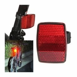 Guidon Mont Safe Reflector Vélo Vélo Avant Arrière Avertissement Rouge - Blanc Nouveau@HANXUAN483 - Avis / Test