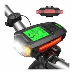 LED Vélo Lumière USB Arrière Vélo Lumière Rechargeable Vélo Feu Arrière Cycle Phare Avec Compteur De Vitesse De Vélo Od - Avis / Test