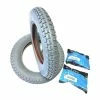 Lot De 2 Pneus Pour Fauteuil Roulant 12 1-2 X 2 1-4 (également 310 X 55 Ou ETRTO 62-203) Gris + 2 Chambres à Air Avec Valve C - Avis / Test