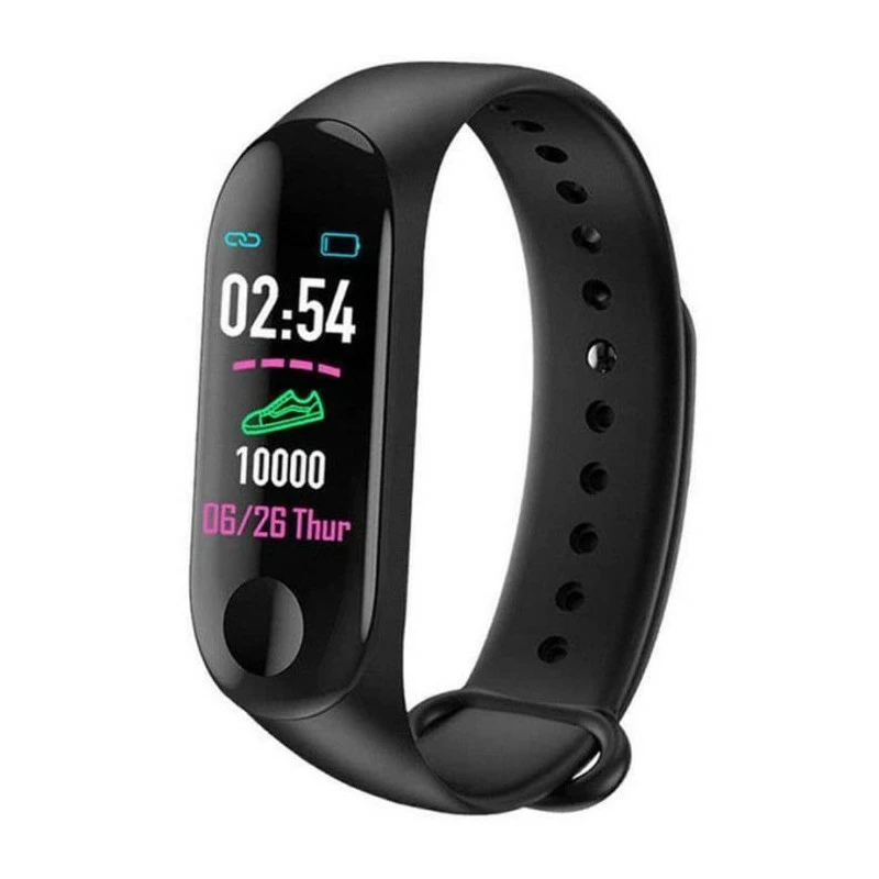 M3 Bracelet De Sport Montre Intellignete Etanche Montre Connectée Bluetooth Smartwatch De Suivi Pression Artérielle Et Fréqu - Avis / Test 1 M3 Bracelet De Sport Montre Intellignete Etanche Montre Connectée Bluetooth Smartwatch De Suivi Pression Artérielle Et Fréqu - Avis / Test