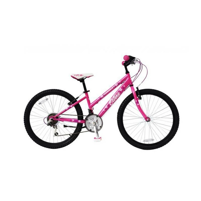 Marlin VTT Hardtail Celine 24 Pouces 28 Cm Fille 18SP V-Brake Fuchsia/Violet - Avis / Test 1 Marlin VTT Hardtail Celine 24 Pouces 28 Cm Fille 18SP V-Brake Fuchsia/Violet - Avis / Test