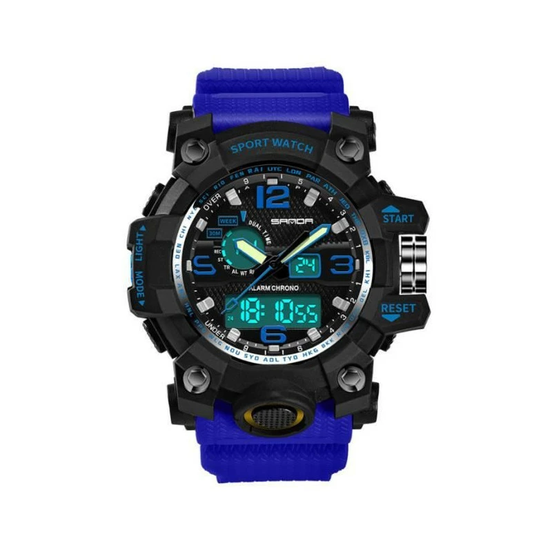 Men Multifunction Sport Watch Electronic Watches Waterproof Dual MONTRE - MONTRE CONNECTEE - MONTRE INTELLIGENTE - Avis / Test 1 Men Multifunction Sport Watch Electronic Watches Waterproof Dual MONTRE - MONTRE CONNECTEE - MONTRE INTELLIGENTE - Avis / Test