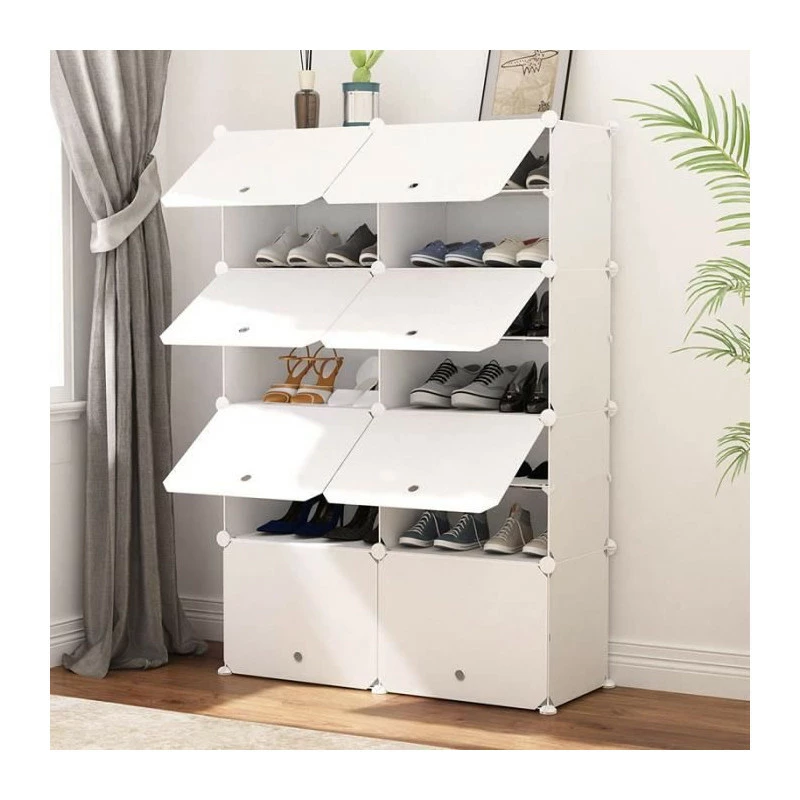 Meuble à Chaussures Armoire à Chaussures Cubes De Rangement Pour Chaussures Etagères Chaussures,Blanc(2-7) - Avis / Test 1 Meuble à Chaussures Armoire à Chaussures Cubes De Rangement Pour Chaussures Etagères Chaussures,Blanc(2-7) - Avis / Test