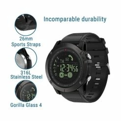 Montre Connectée Femmes Homme Sport Montre Bluetooth Montre Intelligente Avec Surveillance De La Fréquence Cardiaque HB055 - Avis / Test