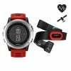 Montre GPS Multisports Avec Ceinture Cardio Fenix 3 HRM Rouge Silver - Avis / Test