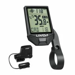 NX17294-Lixada Compteur De Vélo Sans Fil, Cadence Ordinateur De Vélo Multifonctionnel étanche à La Pluie Avec Rétro-éclai - Avis / Test