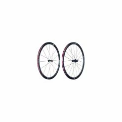 Paire De Roues VISION Team 35 Aluminium | Corps Shimano/Sram | Noir Rouge - Avis / Test