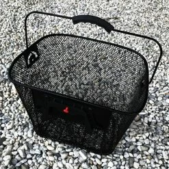 PANIER AMOVIBLE POUR VÉLO AVEC POIGNET DE TRANSPORT - Avis / Test -Accessoires Vélo Soldes panier pour velo avec fixation detachable 2