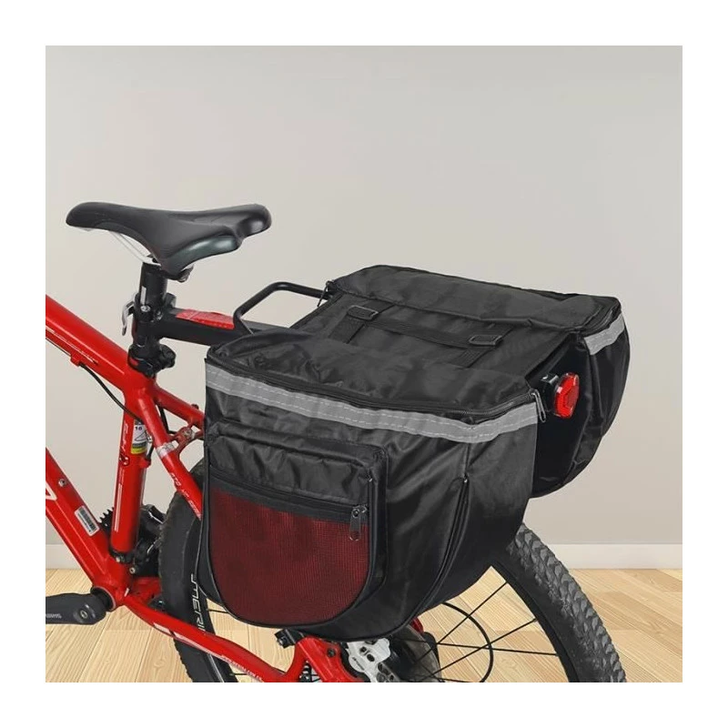 Panier Vélo,Sac De Coffre De Vélo étanche, Bagage De Vélo De Route Vtt Double Sacoche à L'arrière, Porte Vélo Siège - T - Avis / Test 1 Panier Vélo,Sac De Coffre De Vélo étanche, Bagage De Vélo De Route Vtt Double Sacoche à L'arrière, Porte Vélo Siège - T - Avis / Test