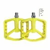 Pédales Vtt Pédales De Vélo De Montagne Portant Des Pédales De Plate-forme De Vélo En Fiber De Nylon Légère Vert Fluores - Avis / Test