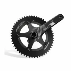 Pédalier Miche Pistard 2.0 144 51T - Noir/gris - 170 Mm - Avis / Test