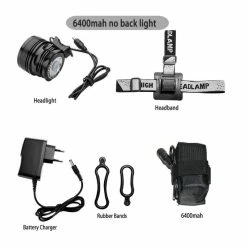 Phare De Vélo En Aluminium, 8000 Lumens, étanche, Accessoires De Bicyclette 6400mah -WGHY2608 - Avis / Test