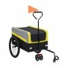 Plus Moderne© Remorque à Vélo Cargo XXL 2 En 1 Et Chariot - Remorque De Transport - Jaune Gris Et Noir IHD681577 - Avis / Test
