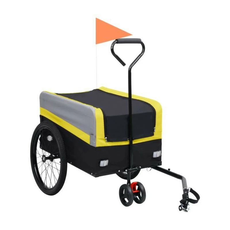 Plus Moderne© Remorque à Vélo Cargo XXL 2 En 1 Et Chariot - Remorque De Transport - Jaune Gris Et Noir IHD681577 - Avis / Test 1 Plus Moderne© Remorque à Vélo Cargo XXL 2 En 1 Et Chariot - Remorque De Transport - Jaune Gris Et Noir IHD681577 - Avis / Test