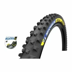 Pneu Vélo VTT Michelin DH Mud Racing Line - 27.5x2.40 (61-584) - Noir - Tubeless Ready - Avis / Test