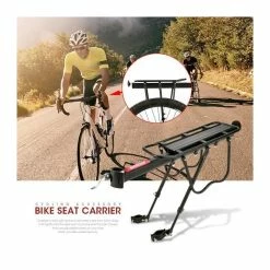 Porte-bagages Porte-siège De Vélo VTT Bicross Bicyclette Siège Transporteur Assis Siège Arrière Pour Vélo Accessoire De V - Avis / Test