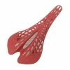Selle De VéLo En Plastique Super LéGèRe Montagne Vtt VéLo Selle SièGe PVC Coussin Cyclisme Partie Rouge - Avis / Test