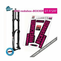 Turquoise -2018 Rockshox BOXXER VTT Fourche Avant Stickers Vélo Avant Rockshox Fourchette Autocollants - Avis / Test