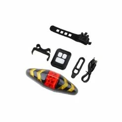 Vélo Imperméable Arrière-plan De Queue USB Lumière Rc Smart Tourner Cyclisme Avertissement Vélo Accessoire Pignon Extérie - Avis / Test