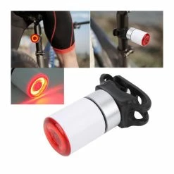 Vélo Smart Sensor Frein Touchant Le Feu Arrière Chargement USB Vélo Night Ride Feu Arrière (tige De Selle Blanc) - Avis / Test
