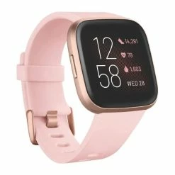 Versa 2 - Montre Connectée Santé Et Fitness Avec Commande Vocale, Indice De Sommeil Et Fonction Musicale, Crème - Rose Cuivr - Avis / Test