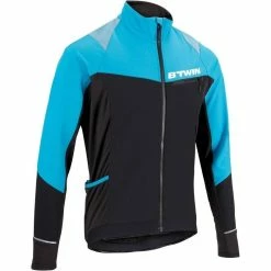 VESTE DE VELO 500 HOMME NOIR BLEU - Avis / Test