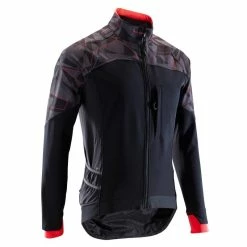 Veste De VTT Randonnée Pour Homme ST 500 Noire Et Rouge - Avis / Test
