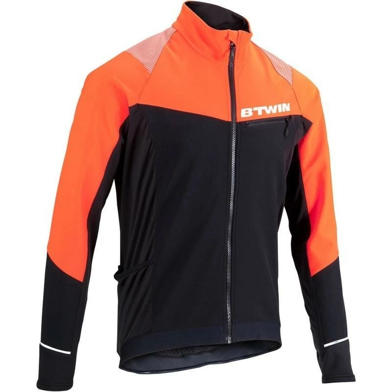 VESTE VELO HOMME 500 NOIR/ORANGE - Avis / Test 1 VESTE VELO HOMME 500 NOIR/ORANGE - Avis / Test