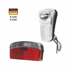 Wexplorer-kit D'éclairage Avant Et Arrière De Vélo Dynamo, Accessoires Pour Vélo, Entrée AC 6V, Stvzo St Dynamo Light Set - Avis / Test